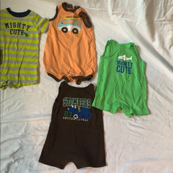 12M Boy summer onsies!! - Picture 3 of 3